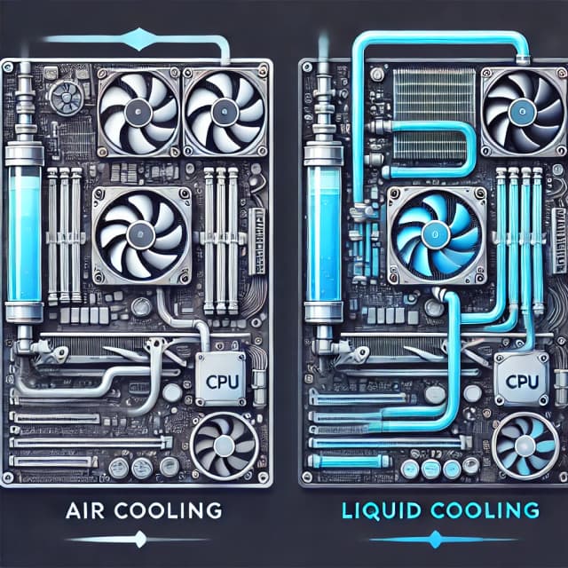 Chłodzenie komputerów dla wymagających obliczeń: Powietrzne czy cieczowe?