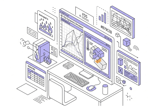 Modelowanie pirolizy w FDS: Właściwości materiałów palnych
