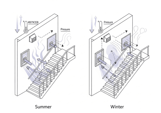 Wpływ pór roku na skuteczność systemu oddymiania