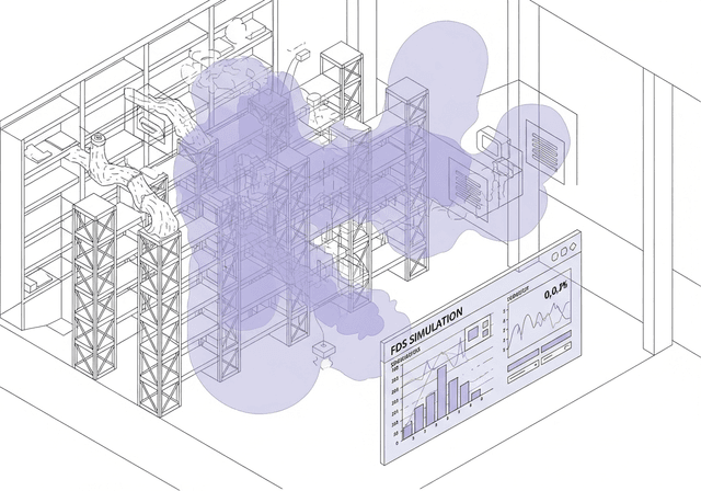 Symulacje FDS: Modelowanie dymu w halach i magazynach